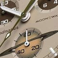 Оригинальные часы Swatch Swatch x Omega Bioceramic Moonswatch Mission to Saturn SO33T100 кварцевые калибр механизма  общий вид