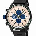 Just Cavalli Just Cavalli Cavaliere JC1G347M0075  JC1G347M0075 кварцевые мужские часы бежевый циферблат, браслет нержавеющая сталь с pvd-покрытием — вид спереди