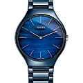 Rado Rado True Thinline R27005902  R27005902 кварцевые женские часы синий циферблат, браслет высокотехнологичная керамика — вид спереди