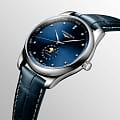 Longines Longines Master Collection L2.919.4.97.0 механические мужские часы часы крупный план синий циферблата