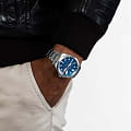 Hamilton Hamilton Khaki Aviation Pilot Day Date Auto H64635140 механические мужские часы часы, крупный план синий циферблат