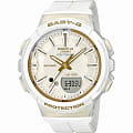 Casio Casio Baby-G BGS-100GS-7A  BGS-100GS-7A кварцевые женские часы белый циферблат, браслет пластик — вид спереди