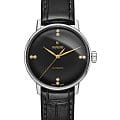 Rado Rado Coupole Classic R22862715 Classic R22862715 механические женские часы черный циферблат, браслет кожаный — вид спереди