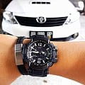 Casio Casio G-Shock GPW-1000T-1A электронные мужские часы часы крупный план черный циферблата