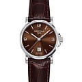 Certina Certina C017.210.16.297.00  C0172101629700 кварцевые женские часы коричневый циферблат, браслет кожаный — вид спереди