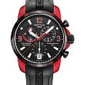 Certina Certina DS Podium Chronograph GMT Aluminium  C001.639.97.057.01  C0016399705701 кварцевые мужские часы черный циферблат, браслет каучук — вид спереди