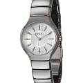 Rado Rado True R27656102  R27656102 кварцевые женские часы серебристый циферблат, браслет высокотехнологичная керамика — вид спереди