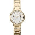 Fossil Fossil Carlie  ES3283  ES3283 кварцевые женские часы белый циферблат, браслет  — вид спереди