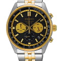Seiko Seiko Conceptual Series Sports SSB430P1  SSB430P1 кварцевые мужские часы черный циферблат, браслет сталь c pvd покрытием — вид спереди