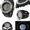 Casio Casio Pro Trek PRW-3500-1E электронные мужские часы часы крупный план серый циферблата