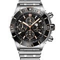 Breitling Breitling Super Chronomat 44 Four-Year Calendar I19320251B1A1  I19320251B1A1 механические мужские часы черный циферблат, браслет нержавеющая сталь — вид спереди