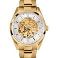Jacques Lemans Jacques Lemans Automatic 1-2087J  1-2087J механические мужские часы  серебристый циферблат, браслет нержавеющая сталь — вид спереди
