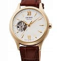 Orient Orient RA-AG0024S  RA-AG0024S механические женские часы белый циферблат, браслет кожаный — вид спереди