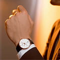 Mido Mido Baroncelli Big Date M027.426.36.018.00 мужские часы белый циферблат на запястье