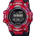 Casio Casio G-Shock GBD-100SM-4A1 G-SQUAD GBD-100SM-4A1 электронные мужские часы черный циферблат, браслет пластик — вид спереди
