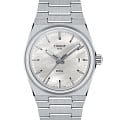 Tissot Tissot PRX 35 mm T137.210.11.111.00  T1372101111100 кварцевые женские часы серебристый циферблат, браслет нержавеющая сталь — вид спереди