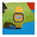 Casio Casio G-Shock DW-5610Y-9DR (DW-5610Y-9) электронные мужские часы часы крупный план желтый циферблата