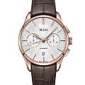 Mido Mido Belluna Sunray M024.427.36.031.00  M0244273603100 механические мужские часы  циферблат, браслет кожаный — вид спереди