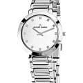 Jacques Lemans Jacques Lemans 1-1842M  1-1842M кварцевые женские часы белый циферблат, браслет нержавеющая сталь — вид спереди