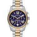 Michael Kors Michael Kors Lexington MK7218  MK7218 кварцевые женские часы золотой циферблат, браслет сталь c pvd покрытием — вид спереди