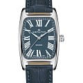 Hamilton Hamilton American Classic Boulton Quartz H13519641  H13519641 механические мужские часы синий циферблат, браслет кожаный — вид спереди