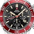 Swiss Military by Chrono Swiss Military by Chrono Sports Chronograph SM34103.03 кварцевые мужские часы часы, крупный план черный циферблат