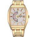Orient Orient FNAA001W (FFNAA001W)  FFNAA001W механические мужские часы белый циферблат, браслет  — вид спереди