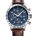 Swiss Military by Chrono Swiss Military by Chrono Sports SM34084.06  SM34084.06 кварцевые мужские часы синий циферблат, браслет кожаный — вид спереди