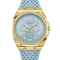 Guess Guess Sport GW0694L1  GW0694L1 кварцевые женские часы синий циферблат, браслет силикон — вид спереди