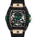 Philipp Plein Philipp Plein The Skeleton 2.0 PWJFA0325  PWJFA0325 механические мужские часы  циферблат, браслет силикон — вид спереди