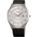 Orient Orient GW03007W (FGW03007W)  FGW03007W  мужские часы  серый циферблат, браслет кожа + текстиль — вид спереди