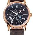 Orient Orient Sun & Moon RN-AK0002Y  RN-AK0002Y механические мужские часы коричневый циферблат, браслет кожаный — вид спереди