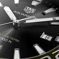 TAG Heuer TAG Heuer Aquaracer WAY101L.FC8222 кварцевые мужские часы часы крупный план зеленый циферблата
