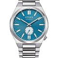 Citizen Citizen Automatic NK5010-51L  NK5010-51L механические мужские часы  голубой циферблат, браслет нержавеющая сталь — вид спереди