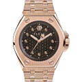 Philipp Plein Philipp Plein Extreme Lady PWJAA0522  PWJAA0522 кварцевые женские часы коричневый циферблат, браслет нержавеющая сталь с ip-покрытием — вид спереди