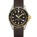 Certina Certina DS Action Diver C032.929.26.051.00 DS Action C0329292605100 механические мужские часы коричневый циферблат, браслет кожаный — вид спереди