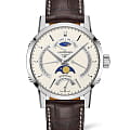 Longines Longines 1832 L4.828.4.92.2  L48284922 механические мужские часы белый циферблат, браслет кожаный — вид спереди