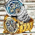 Stuhrling Stuhrling Luciano 371B.03  - задняя крышка сталь металл корпуса, сша часы