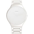Rado Rado True Thinline R27015012  R27015012 кварцевые мужские часы белый циферблат, браслет высокотехнологичная керамика — вид спереди