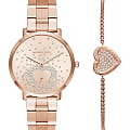 Michael Kors Michael Kors Jaryn MK3621  MK3621 кварцевые женские часы золотой циферблат, браслет сталь c pvd покрытием — вид спереди