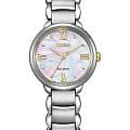 Citizen Citizen Citizen L EM0927-87Y  EM0927-87Y кварцевые женские часы перламутровый циферблат, браслет нержавеющая сталь — вид спереди
