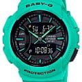 Casio Casio Baby-G BGA-240-3A  BGA-240-3A кварцевые женские часы черный циферблат, браслет полимер — вид спереди