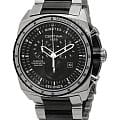 Certina Certina DS Podium C015.434.22.050.00  C0154342205000 кварцевые мужские часы черный циферблат, браслет сталь c pvd покрытием — вид спереди