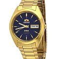 Orient Orient AB00002D (FAB00002D)  AB00002D автокварц (кинетик) мужские часы синий циферблат, браслет нержавеющая сталь — вид спереди