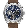 Timberland Timberland Carrigan TDWGF0009801  TDWGF0009801 кварцевые мужские часы синий циферблат, браслет кожаный — вид спереди