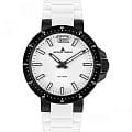 Jacques Lemans Jacques Lemans 1-1707P  1-1707P кварцевые женские часы белый циферблат, браслет  — вид спереди