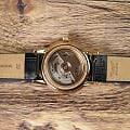 Aviator Aviator Douglas Day-Date V.3.35.2.275.4 механические мужские часы часы, крупный план черный циферблат