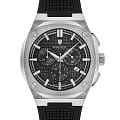 Wainer Wainer WA.10200-A  WA.10200-A кварцевые мужские часы черный циферблат, браслет силикон — вид спереди