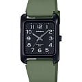 Casio Casio MTP-B175-3BV  MTP-B175-3BV кварцевые мужские часы черный циферблат, браслет пластик — вид спереди