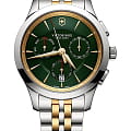 Victorinox Victorinox 249117  249117 кварцевые мужские часы зеленый циферблат, браслет сталь c pvd покрытием — вид спереди